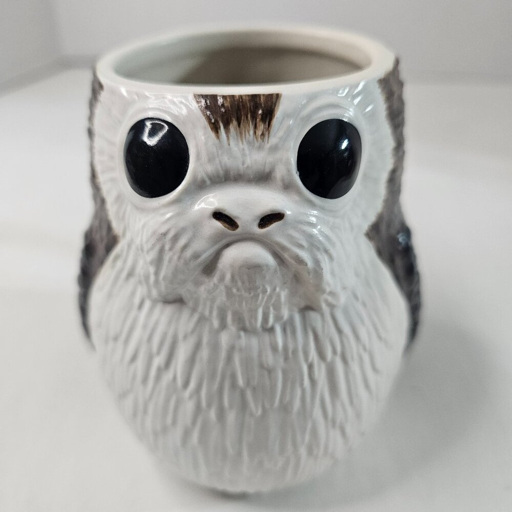 Disney Star Wars Last Jedi Porg Mug Sculpted Ceramic 3D Cup Coffee